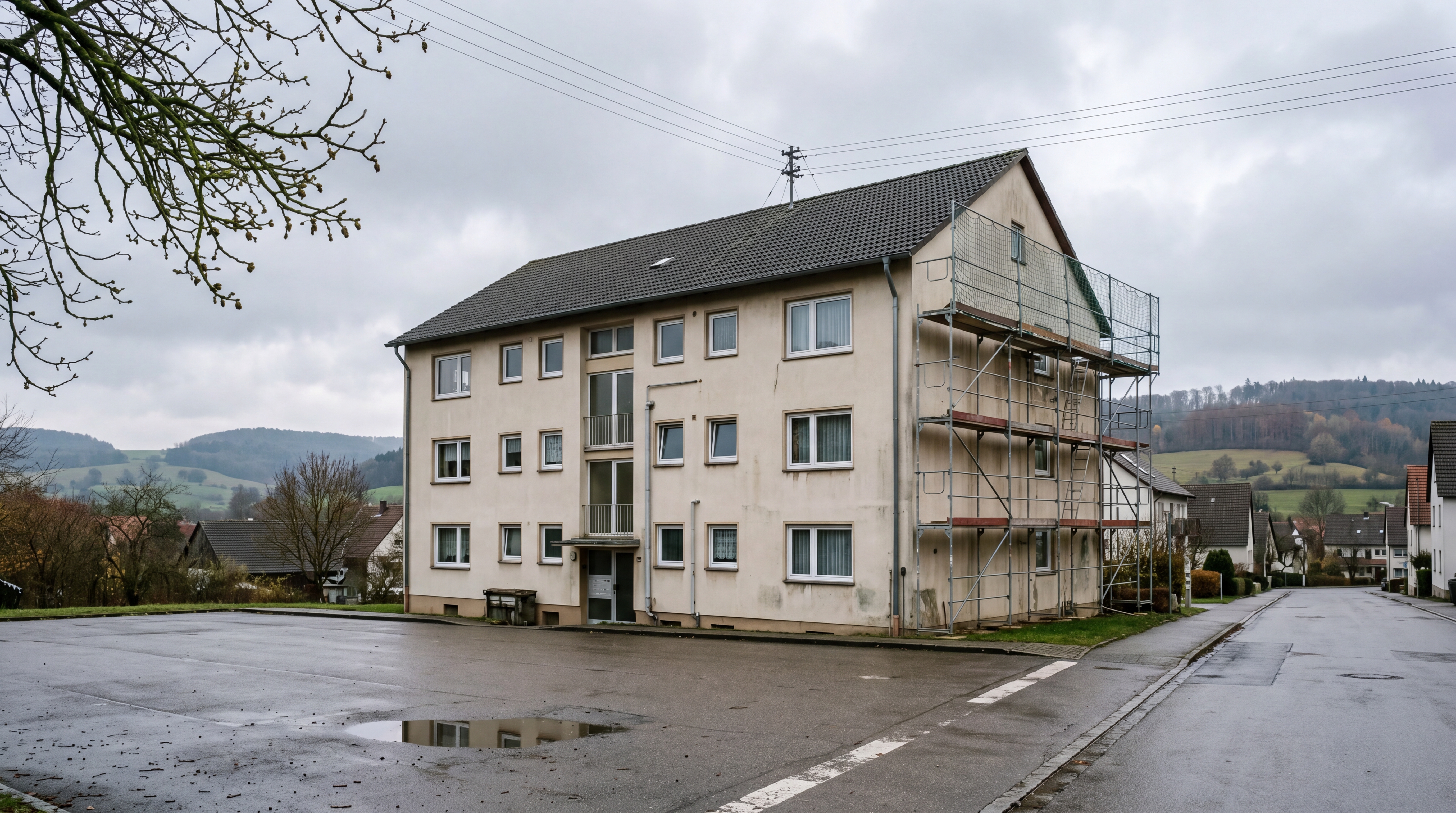 Bestandsgebäude in Ostwürttemberg vor der Sanierung